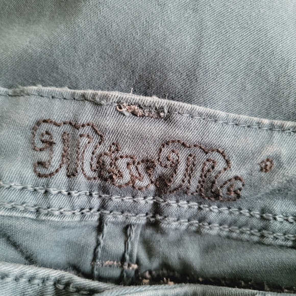 Miss Me Dark Teal Skinny Jeans - Picture 8 of 13